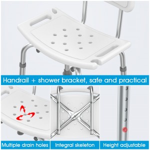 Quality Strict Control Bathroom Shower Chair for Elderly