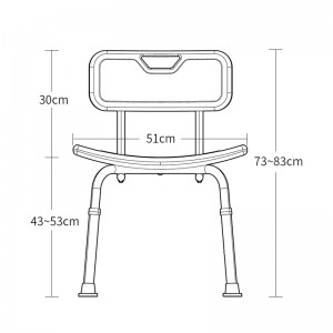 Quality Strict Control Bathroom Shower Chair for Elderly