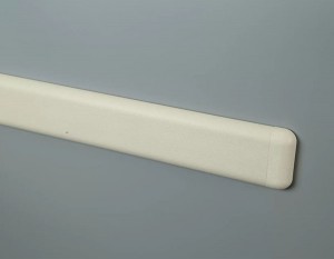 Good selling 100mm PVC wall bumper rail for hospital corridor