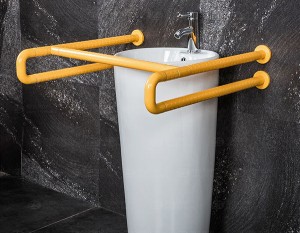 HS-003A Nylon surface urinal grab bar for disabled