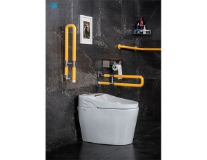 SGS tested anti-bacterial anti-slip nylon bathroom grab bar