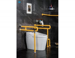 SGS tested folding up nylon bathroom grab bar