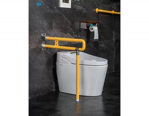 SGS tested folding up nylon bathroom grab bar