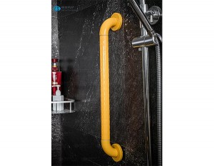 L-shape Nylong Tube Bathroom Grab Bar for Shower