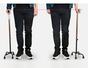 Aluminum walking aids Cane for elderly people