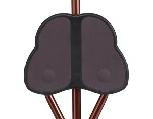 Adjustable Folding Cane Seat with three feet for heavy duty bearing