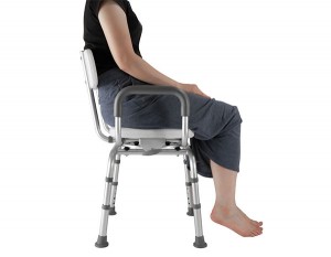 Comfortable Aluminum 360 degree swivel shower chair For the Elderly