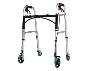 Aluminum folding up walker for disabled