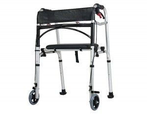 Aluminum folding up walker for disabled