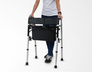 Aluminum folding up walker for disabled