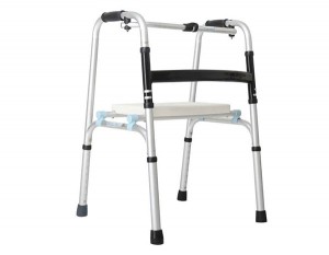 Folding walker for disabled