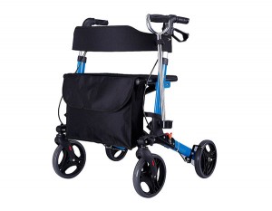 Best selling manual walker wheel chair with seat–HS-9102