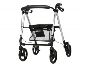 High quality manual walker wheel chair with seat–HS-9105