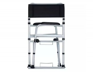 Simple structure modern shape foldable commode chair for disabled