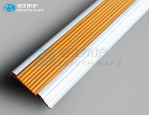 Discount Ceramic Tactile Tiles Manufacturer –  Anti skid Aluminum stair nosing for edge  – ZS