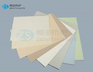 Pvc Handrail Manufacturers –  Anti-bacterial wood color regular color PVC vinyl wall sheet for wall protection  – ZS