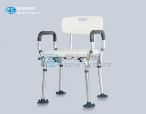 High-Quality Toilet Seat Raiser With Arms Suppliers –  Detachable Shower Chair With Backrest and handle for Elderly  – ZS