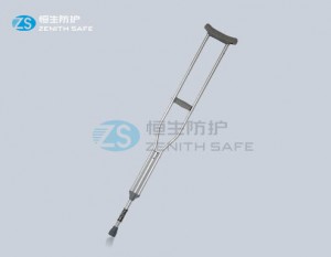 Cheapest Cane And Crutch Walking Manufacturers –  Foldable Walking Crutch with Underarm Pad, Handgrip and Spring  – ZS