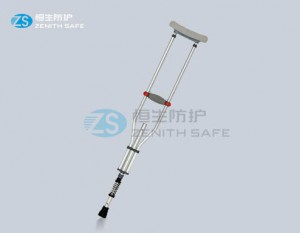 Discount Types Of Canes And Crutches Supplier –  Adjustable Aluminum axillary Crutches Underarm Crutches for disabled  – ZS