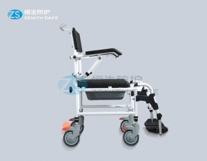 OEM/ODM Adjustable Toilet Seat Raiser Manufacturers –  Portable 55cm width wheelchair muti-function commode chairs  – ZS