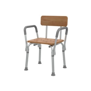 Source Manufacturer Anti Corrosive Waterproof Wood Shower Chair